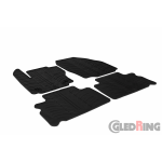 Original Gledring Passform Fußmatten Gummimatten 4 Tlg.+Fixing - Ford Galaxy 2012-07.2015